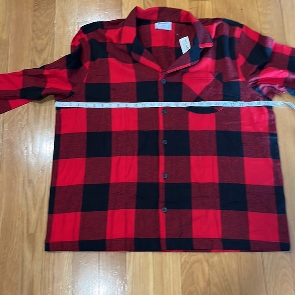 Nwt Old Navy men flannel red buffalo sleep shirt size XXl. - Picture 5 of 6